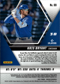 Kris Bryant - Panini Mosaic Base Set 2021, Nr. 69