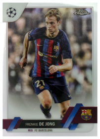 Frenkie de Jong - Topps Chrome UEFA Club Competitions Base Set 2022-23, Nr. 30