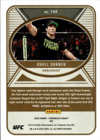 Chael Sonnen - Panini Chronicles UFC Legacy 2022, Nr. 144