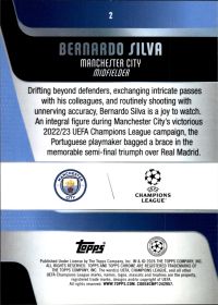 Bernardo Silva - Topps Chrome UEFA Club Competitions Base Set 2025-26, Nr. 2