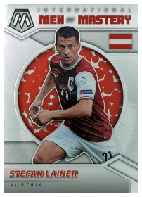 Stefan Lainer - Panini Mosaic FIFA Road to World Cup International Men of Mastery 2021-22, Nr. 22 – Insert