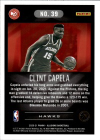 Clint Capela - Panini Illusions Base Set 2020-21, Nr. 39
