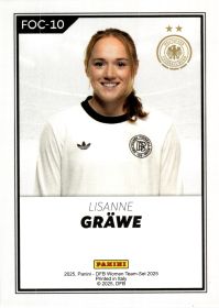 Lisanne Gräwe - Panini DFB-Frauen Team-Set FOC 2025, Nr. FOC-10 – Insert