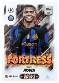 Manuel Akanji - Topps Match Attax UEFA Club Competitions Fortress 2026-27, Nr. 404