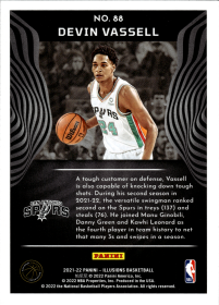 Devin Vassell - Panini Illusions Base Set 2021-22, Nr. 88