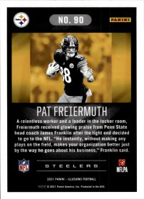 Pat Freiermuth - Panini Illusions Base Set 2021, Nr. 90 – Rookie Card