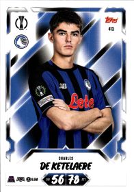 Charles De Ketelaere - Topps Match Attax UEFA Club Competitions Base Set 2026-27, Nr. 413