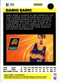 Dario Saric - Panini Flux Base Set 2020-21, Nr. 144