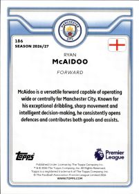 Ryan McAidoo - Topps Flagship Premier League Base Set 2026-27, Nr. 186 – Rookie Card