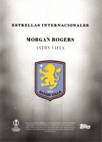 Morgan Rogers - Topps Simplicidad UEFA Club Competitions Estrellas Internacionales 2025-26