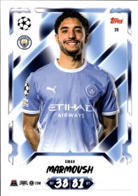 Omar Marmoush - Topps Match Attax UEFA Club Competitions Base Set 2026-27, Nr. 39