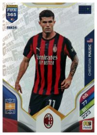 Christian Pulisic - Panini Adrenalyn XL FIFA 365 Fans' Favourite 2026, Nr. FAN34 – Insert