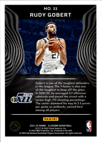 Rudy Gobert - Panini Illusions Base Set 2021-22, Nr. 33