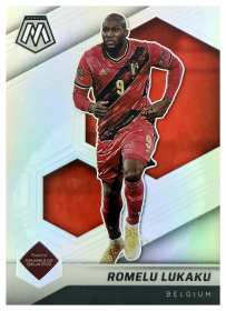 Romelu Lukaku - Panini Mosaic FIFA Road to World Cup Base Set 2021-22, Nr. 187 – Silver