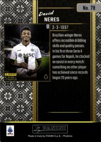 David Neres - Panini Player of the Match Base Set 2024-25, Nr. 78