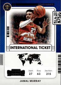 Jamal Murray - Panini Contenders International Ticket 2021-22, Nr. 15
