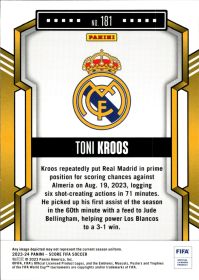Toni Kroos - Panini Score FIFA Base Set 2023-24, Nr. 181