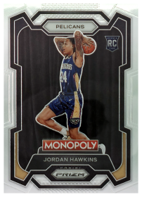Jordan Hawkins - Panini Prizm Monopoly Base Set 2023-24, Nr. 56 – Rookie Card