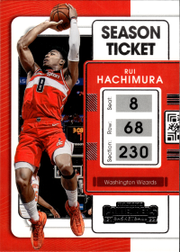 Rui Hachimura - Panini Contenders Season Ticket 2021-22, Nr. 91