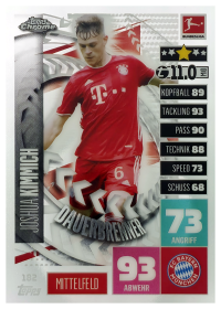 Joshua Kimmich - Topps Chrome Match Attax Bundesliga Dauerbrenner 2020-21, Nr. 182