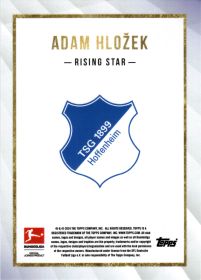 Adam Hložek - Topps Bundesliga Summer Signings Rising Star 2024-25