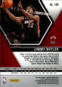 Jimmy Butler - Panini Mosaic Base Set 2019-20, Nr. 130
