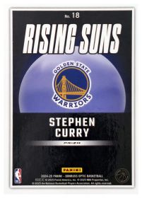 Stephen Curry - Panini Donruss Optic Rising Suns 2024-25, Nr. 18 – Holo