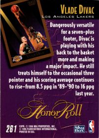 Vlade Divac - SkyBox Honor Roll 1996-97, Nr. 261