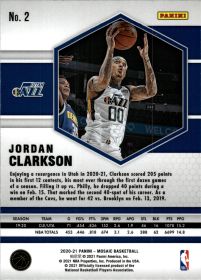 Jordan Clarkson - Panini Mosaic Base Set 2020-21, Nr. 2