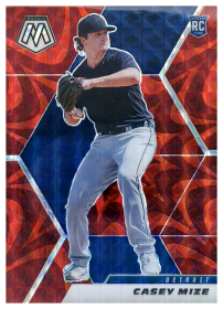 Casey Mize - Panini Mosaic Base Set 2021, Nr. 228 – Rookie Card, Reactive Red