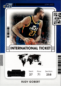 Rudy Gobert - Panini Contenders International Ticket 2021-22, Nr. 16