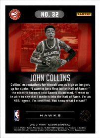 John Collins - Panini Illusions Base Set 2020-21, Nr. 32