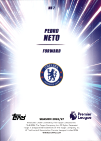 Pedro Neto - Topps Flagship Premier League Nitro Boost 2026-27, Nr. NB 7 – Insert