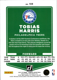 Tobias Harris - Panini Donruss Base Set 2021-22, Nr. 133