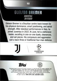 Gleison Bremer - Topps Chrome UEFA Club Competitions Base Set 2025-26, Nr. 152