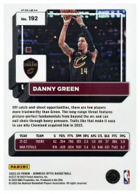 Danny Green - Panini Donruss Optic Base Set 2022-23, Nr. 192 – Red Sparkle