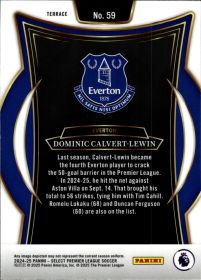 Dominic Calvert-Lewin - Panini Select Premier League Terrace 2024-25, Nr. 59