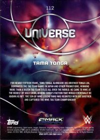 Tama Tonga - Topps WWE Universe Base Set 2026, Nr. 112