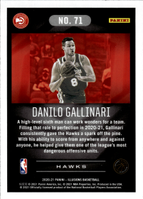 Danilo Gallinari - Panini Illusions Base Set 2020-21, Nr. 71