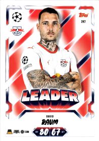 David Raum - Topps Match Attax UEFA Club Competitions Leader 2026-27, Nr. 247