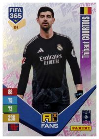 Thibaut Courtois - Panini Adrenalyn XL FIFA 365 Fan Favourites 2026-27, Nr. 354 – Insert