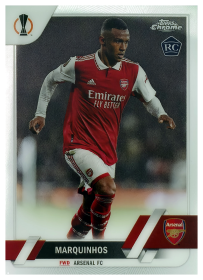 Marquinhos - Topps Chrome UEFA Club Competitions Base Set 2022-23, Nr. 188 – Rookie Card