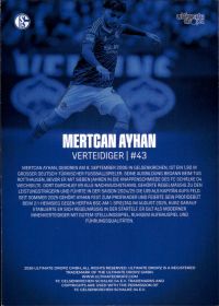 Mertcan Ayhan - Ultimate Dropz FC Schalke 04 Base Set 2025-26