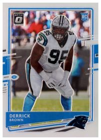 Derrick Brown - Panini Donruss Optic Base Set 2020, Nr. 114 – Rookie Card