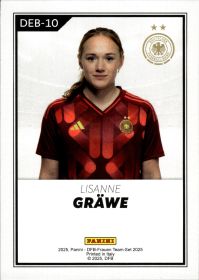 Lisanne Gräwe - Panini DFB-Frauen Team-Set National Debut 2025, Nr. DEB-10 – Insert