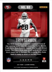 Trey Sermon - Panini Illusions Base Set 2021, Nr. 82 – Rookie Card