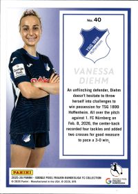 Vanessa Diehm - Panini Frauen-Bundesliga TC Collection Base Set 2025-26, Nr. 40