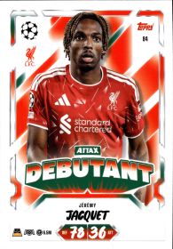 Jérémy Jacquet - Topps Match Attax UEFA Club Competitions Attax Debutant 2026-27, Nr. 84