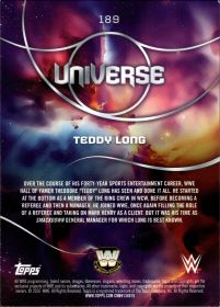 Teddy Long - Topps WWE Universe Base Set 2026, Nr. 189