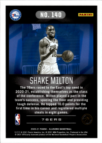 Shake Milton - Panini Illusions Base Set 2020-21, Nr. 140